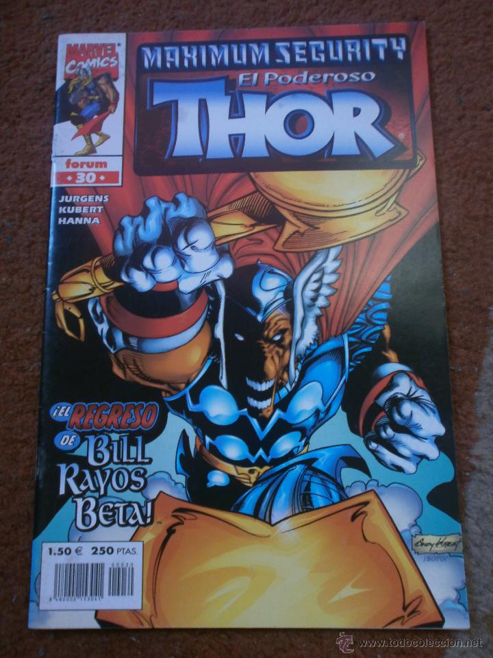 C&oacute;mics: THOR VOL. 4 n&ordm; 30. MAXIMUM SECURITY. Jurgens, Kubert y Hanna - Foto 1