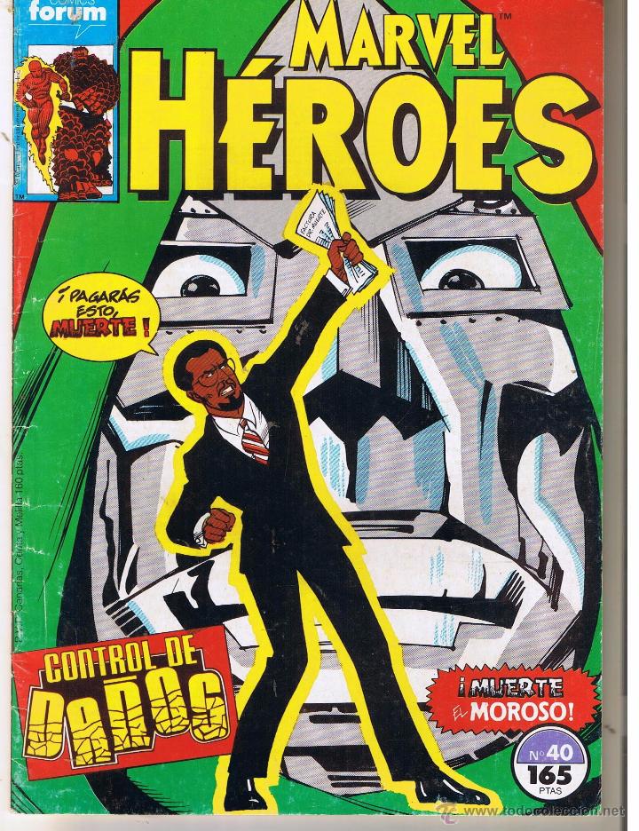 C&oacute;mics: MARVEL HEROES. N&ordm; 40. FORUM. (RF.MA) C/27