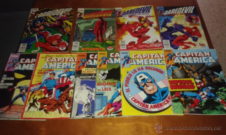 C&oacute;mics: Lote Daredevil y Capitan America - Foto 1