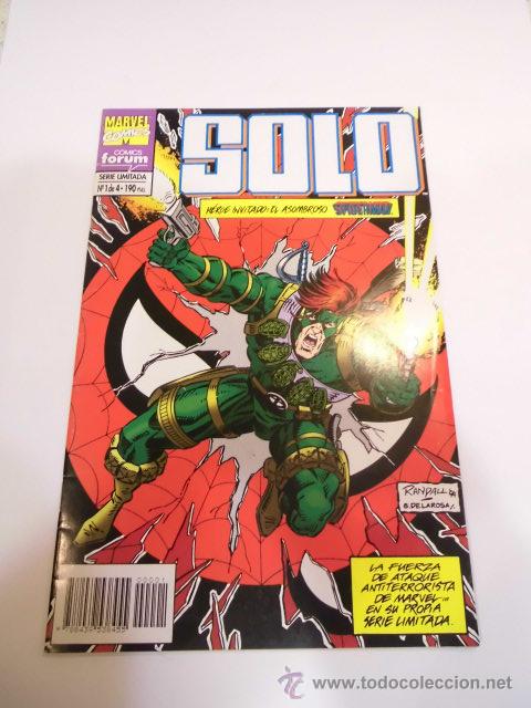 C&oacute;mics: MARVEL FORUM - SOLO - NUM 1 DE 4 - PLANETA AGOSTINI 1995 - Foto 1