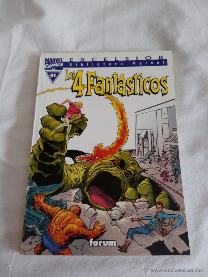 C&oacute;mics: MARVEL COMICS. EXCELSIOR BIBLIOTECA MARVEL. N&Uacute;MERO 1. LOS 4 FANT&Aacute;STICOS. - Foto 1