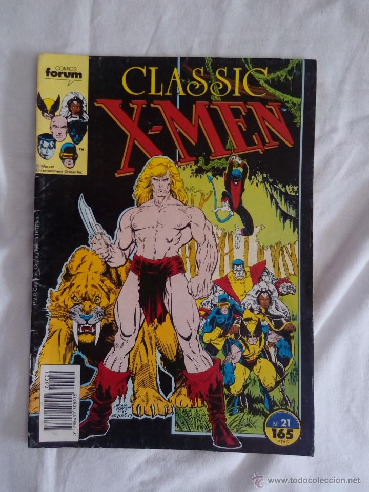 C&oacute;mics: COMIC CLASSIC X-MEN N&ordm; 21 ED. FORUM - Foto 1