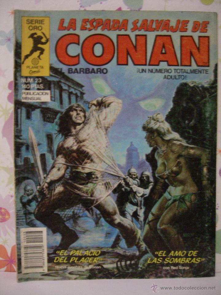 Comics: LA ESPADA SALVAJE DE CONAN B&Aacute;RBARO n&ordm; 23 - SERIE ORO - PLANETA COMIC