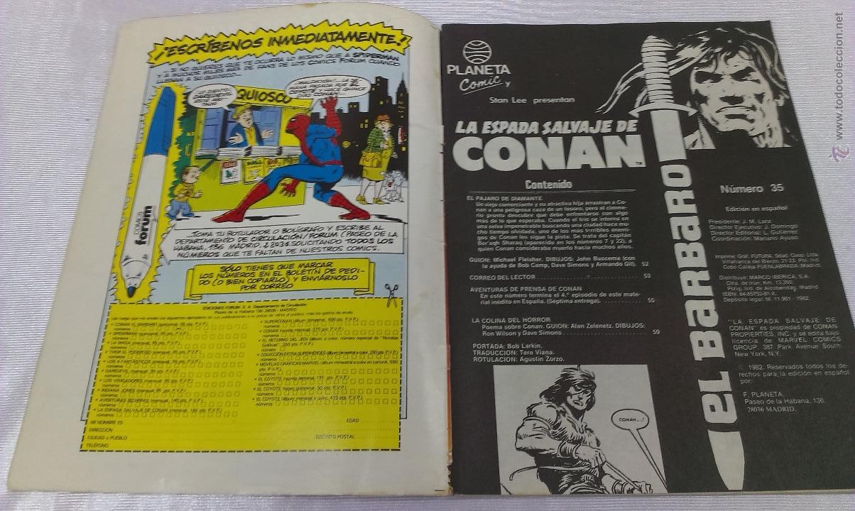 C&oacute;mics: LA ESPADA SALVAJE DE CONAN . EL PAJARO DIAMANTE - Foto 2