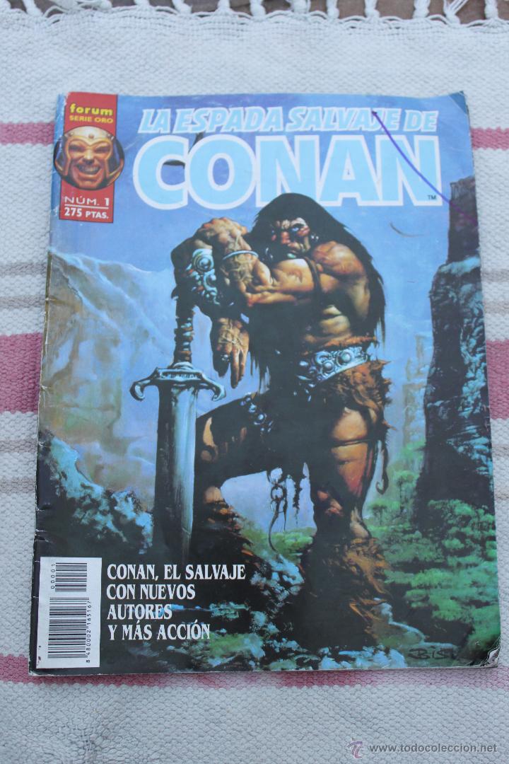 C&oacute;mics: LA ESPADA SALVAJE DE CONAN N&ordm; 1 SERIE ORO - Foto 1