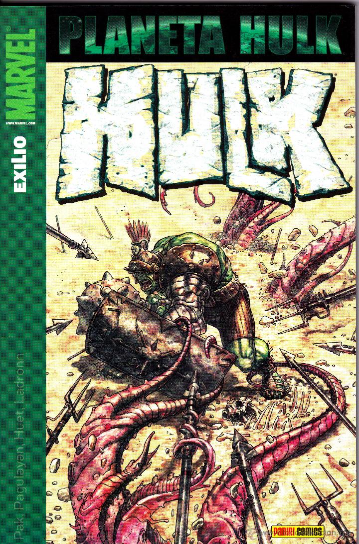 C&oacute;mics: HULK 9. PLANET HULK : EXILIO. PANINI + TRES NUMEROS DE FORUM - Foto 1