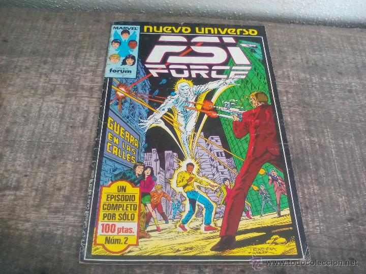 C&oacute;mics: PSI Force. Nuevo universo. n&ordm; 2. 1986 Marvel, Comics Forum. - Foto 1