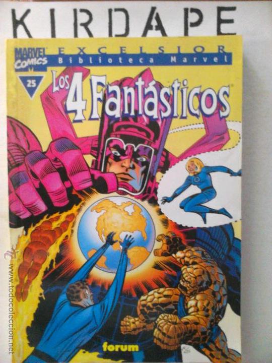 C&oacute;mics: biblioteca marvel excelsior los 4 fant&aacute;sticos 25 - Foto 1
