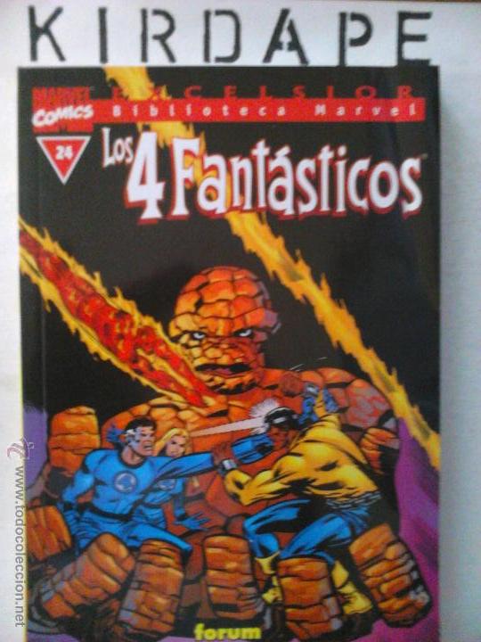 C&oacute;mics: biblioteca marvel excelsior los 4 fant&aacute;sticos 24 cj29 - Foto 1