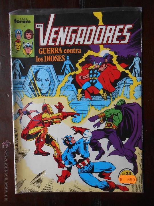 C&oacute;mics: LOS VENGADORES - N&ordm; 34 - MARVEL - FORUM (U1) - Foto 1