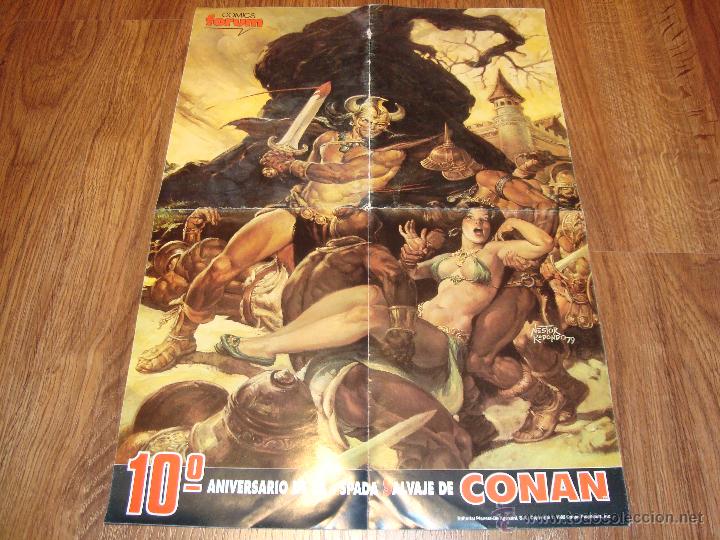 C&oacute;mics: posters de el decimo aniversario de la espada salvaje de conan . comics forum - Foto 1