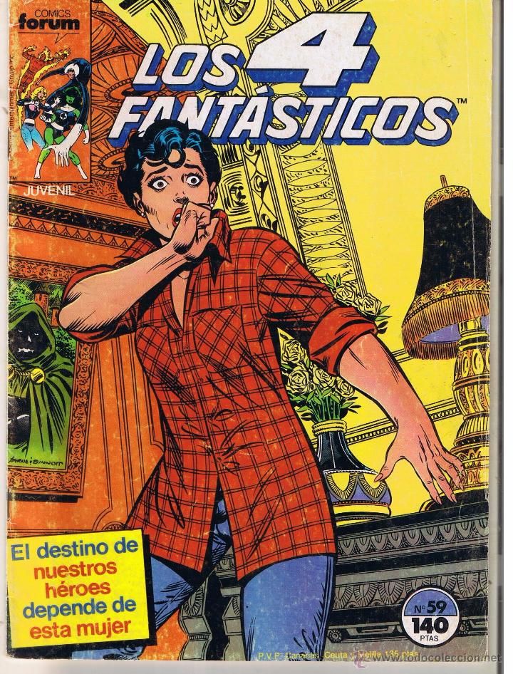 C&oacute;mics: LOS 4 FANTASTICOS. N&ordm; 59. FORUM. (C/A15) - Foto 1