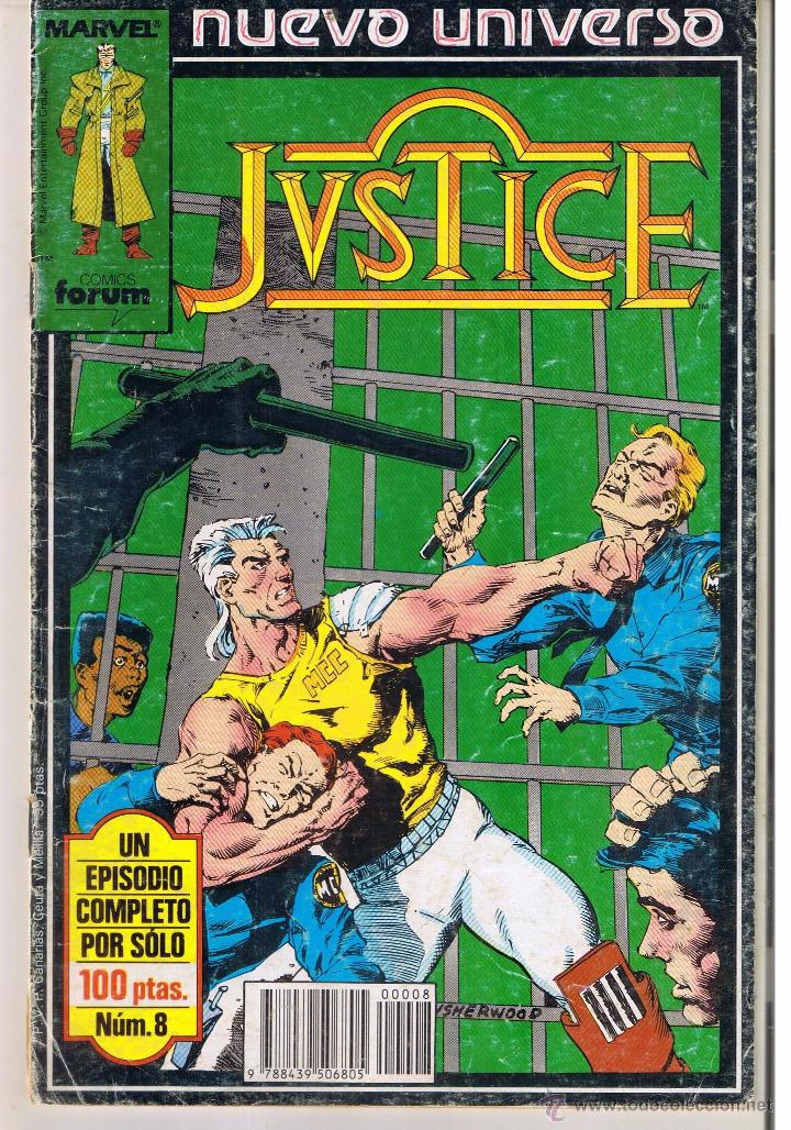C&oacute;mics: NUEVO UNIVERSO. JUSTICE. N&ordm; 8.  FORUM . (C/A39) - Foto 1