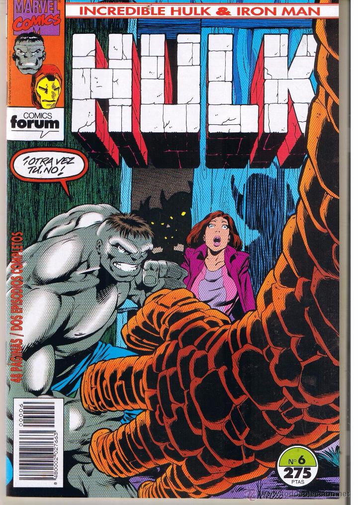 C&oacute;mics: INCREIBLE HULK & IRON MAN. N&ordm; 6. FORUM. (C/A36) - Foto 1