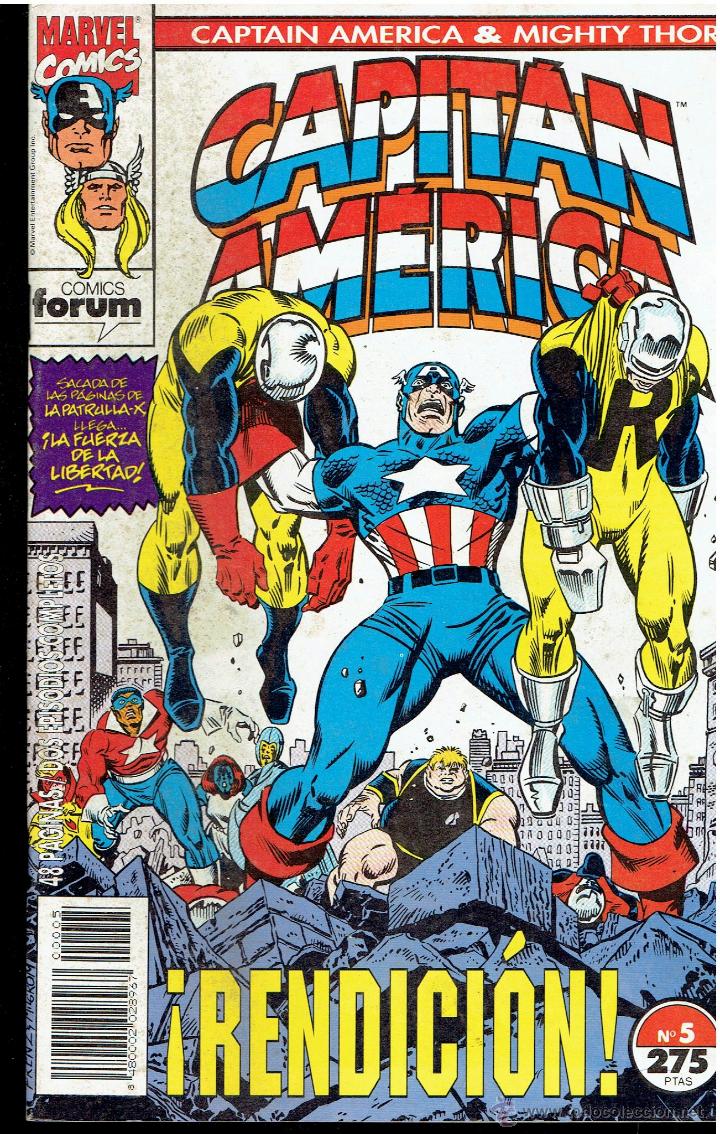 C&oacute;mics: CAPITAN AMERICA N&ordm; 5  &iexcl; RENDICION ! - Foto 1