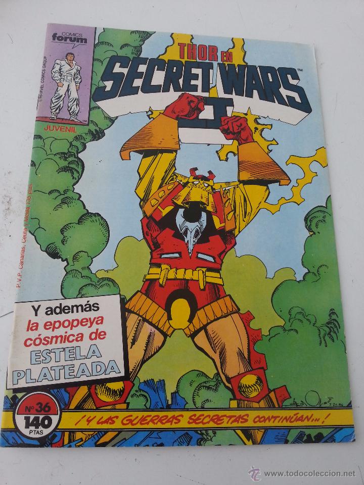 C&oacute;mics: FORUM SECRET WARS II,N&ordm; 36,THOR - Foto 1