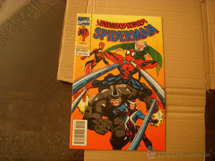 C&oacute;mics: SPIDERMAN , LOS ENEMIGOS LETALES N&ordm; 1, EDITORIAL FORUM - Foto 1