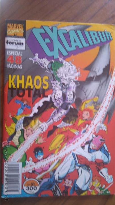 C&oacute;mics: EXCALIBUR 61. ESPECIAL 48 P&Aacute;GINAS. KHAOS TOTAL.