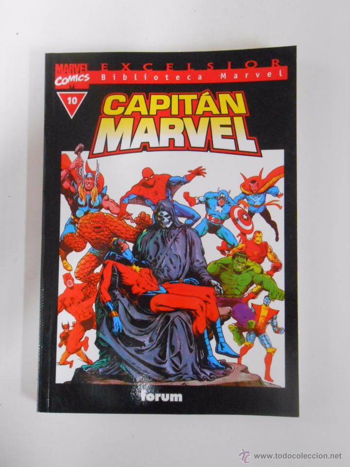 C&oacute;mics: BIBLIOTECA MARVEL EXCELSIOR. N&ordm; 10. CAPITAN MARVEL. FORUM. TDKC13 - Foto 1