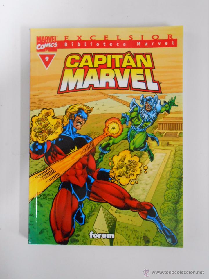 C&oacute;mics: BIBLIOTECA MARVEL EXCELSIOR N&ordm; 9. CAPITAN MARVEL. FORUM COMICS. TDKC13 - Foto 1