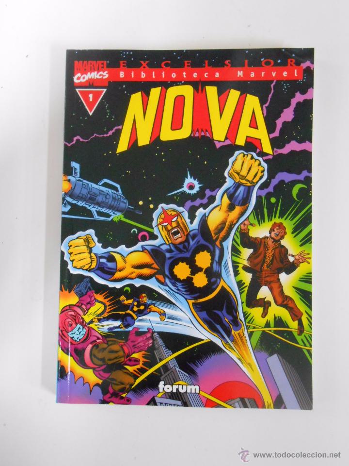 C&oacute;mics: BIBLIOTECA MARVEL EXCELSIOR N&ordm; 1. NOVA. MARVEL COMICS. FORUM. TDKC13 - Foto 1