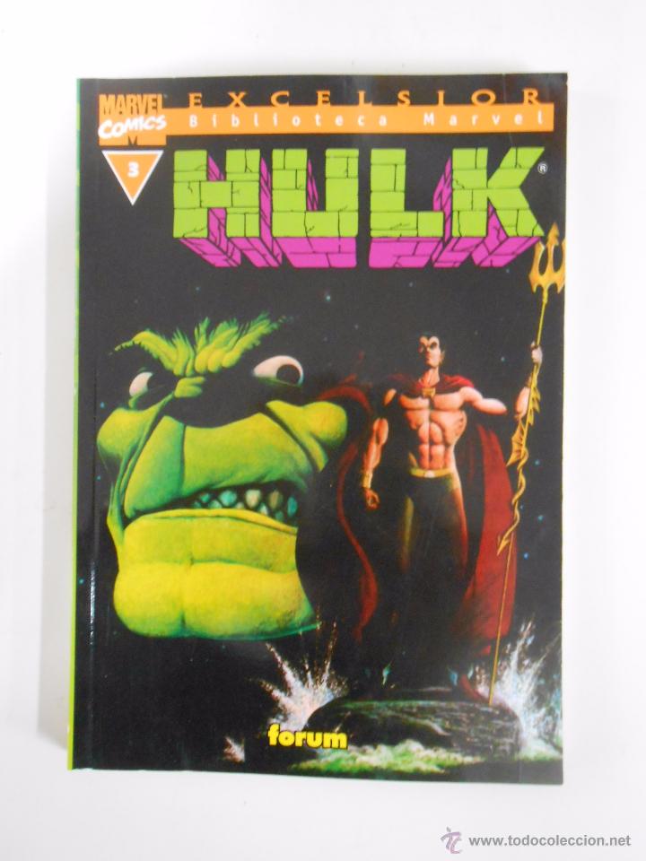C&oacute;mics: BIBLIOTECA MARVEL EXCELSIOR N&ordm; 3. HULK. MARVEL COMICS. FORUM. TDKC13 - Foto 1