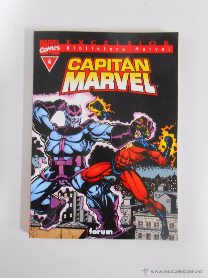 C&oacute;mics: BIBLIOTECA MARVEL EXCELSIOR N&ordm; 6. CAPITAN MARVEL. COMICS. FORUM. TDKC13 - Foto 1