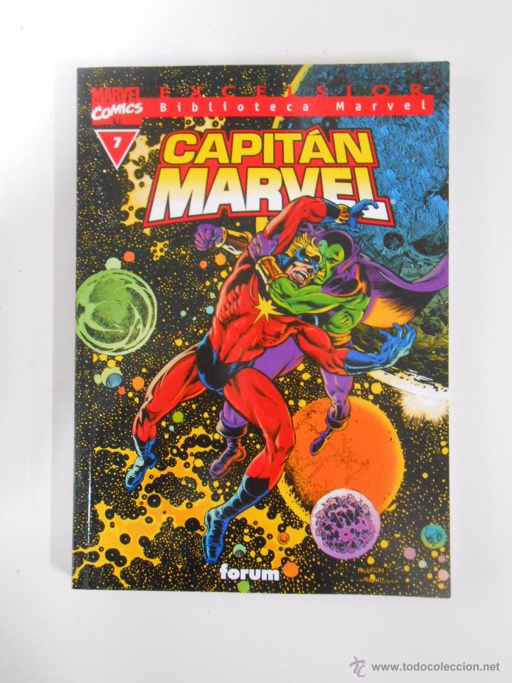 C&oacute;mics: BIBLIOTECA MARVEL EXCELSIOR N&ordm; 7. CAPITAN MARVEL. COMICS. FORUM. TDKC13 - Foto 1