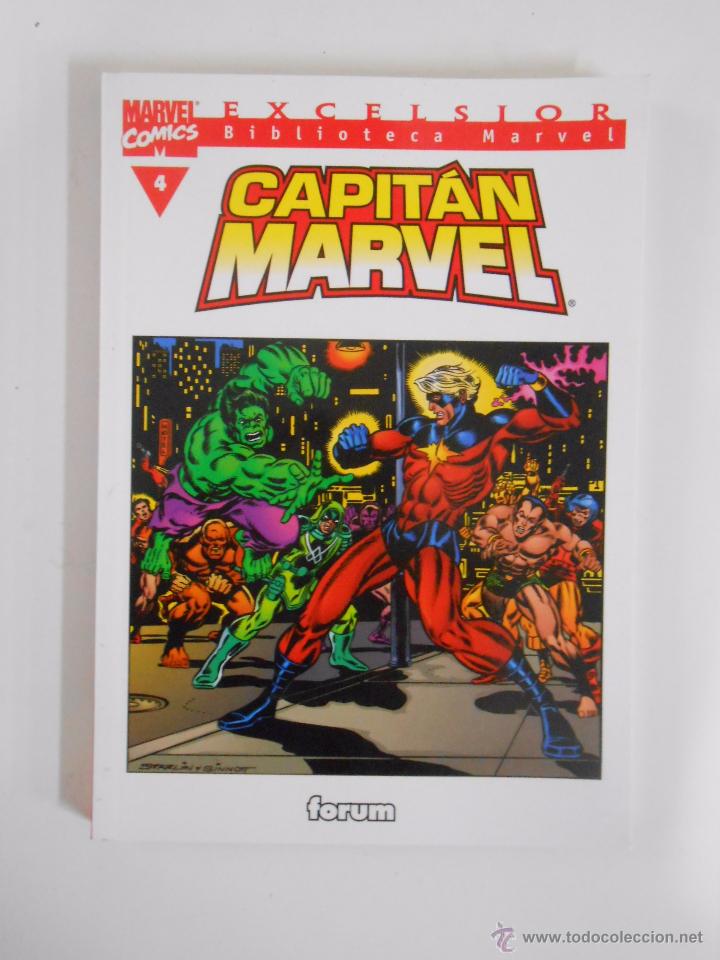C&oacute;mics: BIBLIOTECA MARVEL EXCELSIOR N&ordm; 6. CAPITAN MARVEL. COMICS. FORUM. TDKC13 - Foto 1