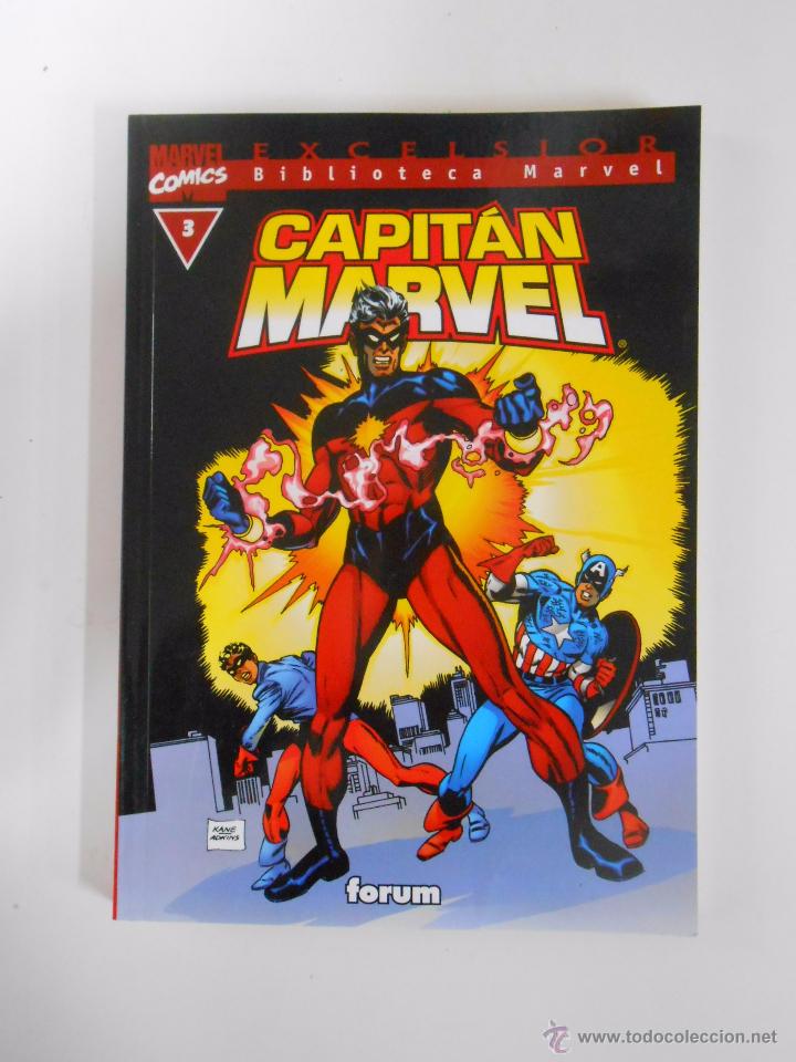 C&oacute;mics: BIBLIOTECA MARVEL EXCELSIOR N&ordm; 7. CAPITAN MARVEL. COMICS. FORUM. TDKC13 - Foto 1