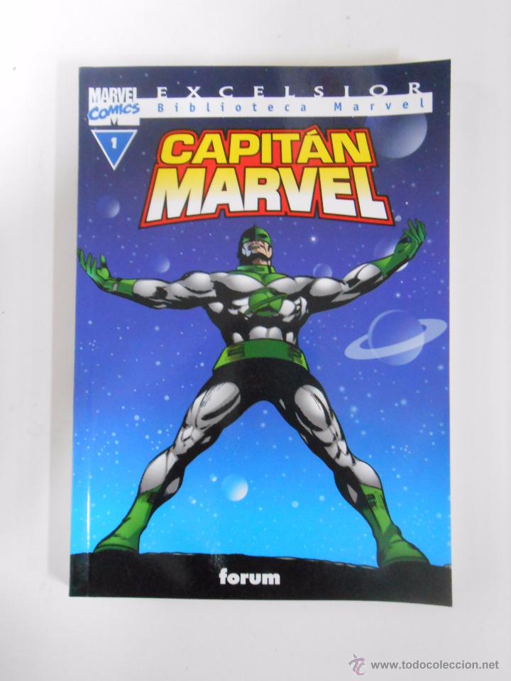 C&oacute;mics: BIBLIOTECA MARVEL EXCELSIOR N&ordm; 1. CAPITAN MARVEL. COMICS. FORUM. TDKC13 - Foto 1