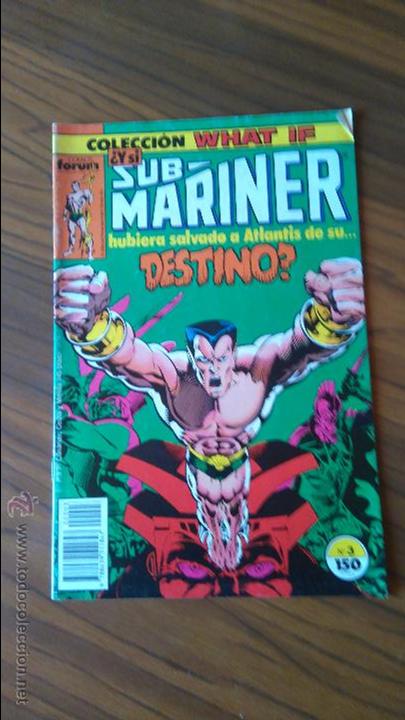 C&oacute;mics: WHAT IF 3. &iquest;Y SI SUB-MARINER HUBIERA SALVADO A ATLANTIS DE SU DESTINO?.
