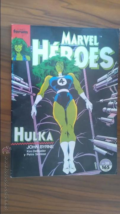 C&oacute;mics: MARVEL HEROES 38. HULKA. BYRNE. - Foto 1