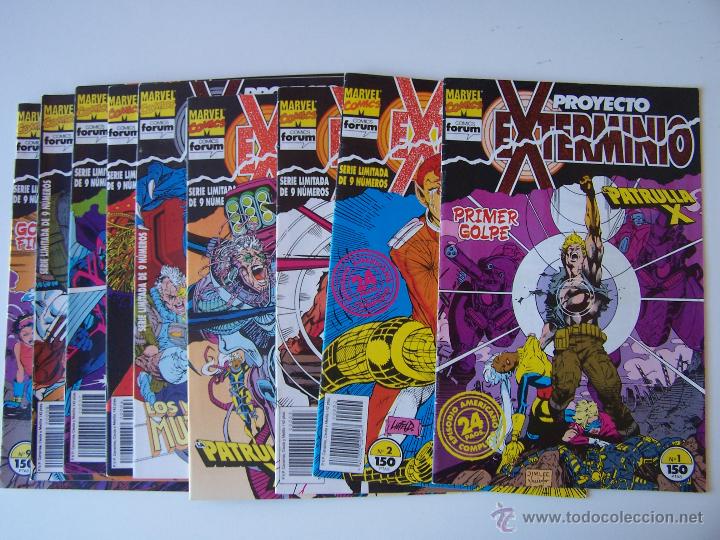 C&oacute;mics: Proyecto Exterminio. Miniserie de 9 n&uacute;meros completa. Forum 1992 - Foto 1