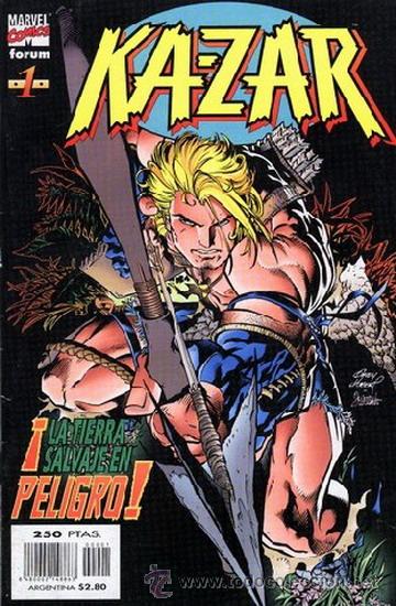 C&oacute;mics: KA-ZAR Lote de 5N&ordm; 1-3-4-5-10 - Foto 1