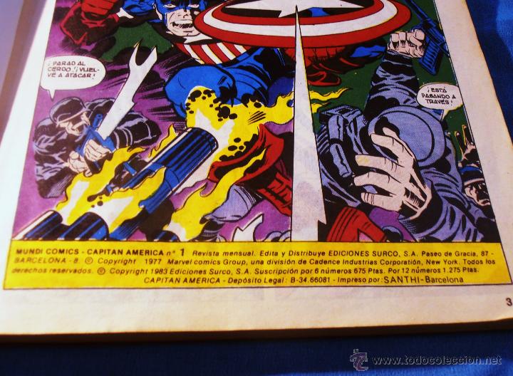 C&oacute;mics: CAPITAN AMERICA, 1- EDICIONES SURCO S.A. - Foto 4