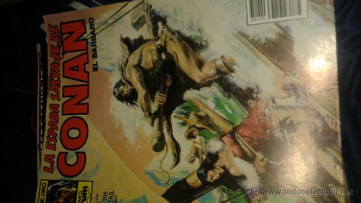 C&oacute;mics: CONAN EL BARBARO SERIE ORO LOTE DE 13 COMICS - Foto 5