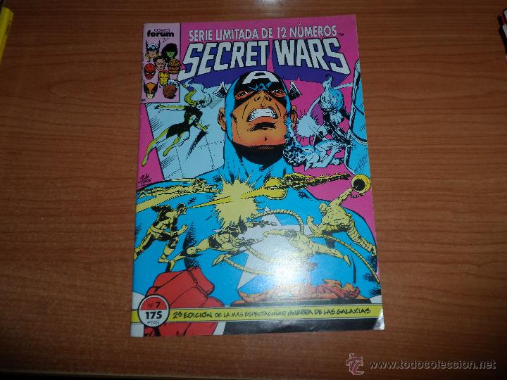 C&oacute;mics: SECRET WARS N&ordm; 7 DE LA SERIE LIMITADA DE 12 NUMEROS EDICIONES FORUM - Foto 1
