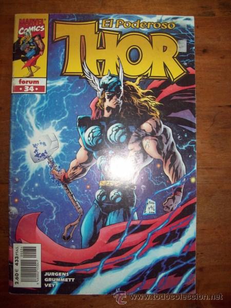 C&oacute;mics: THOR. VOL. IV ; N&Uacute;M. 34 / Jurgens, Grummett, Vey - Foto 1
