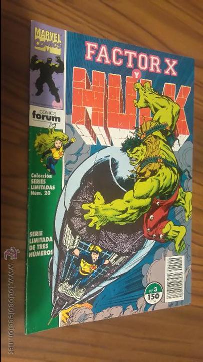 C&oacute;mics: FACTOR X Y HULK 3. COLECCI&Oacute;N SERIES LIMITADAS N&ordm; 20. - Foto 1