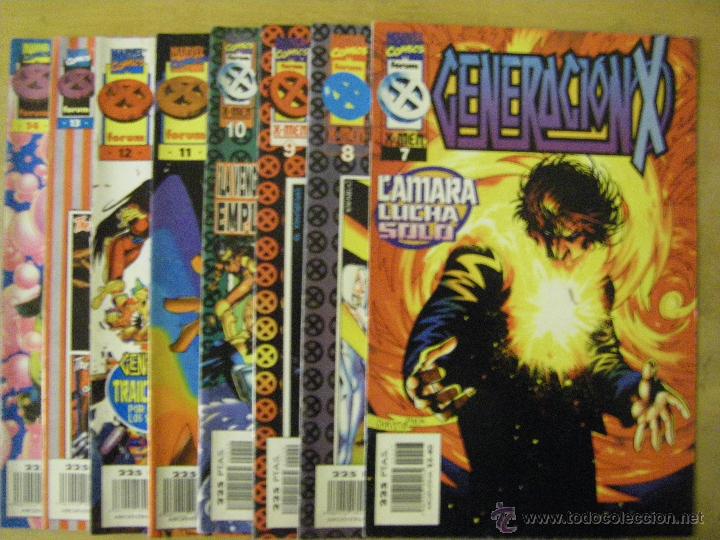 C&oacute;mics: Generaci&oacute;n X. Lote n&uacute;meros 7 al 14 (8 n&uacute;meros) - Foto 1