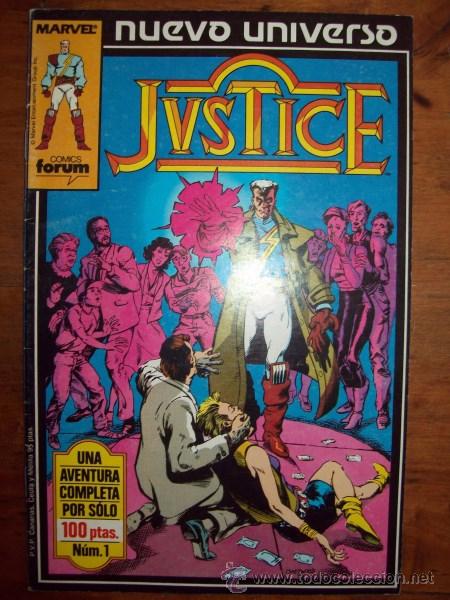 C&oacute;mics: JUSTICE. N&Uacute;M. 1. [NUEVO UNIVERSO] - Foto 1