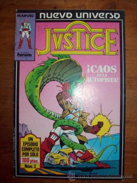 C&oacute;mics: JUSTICE. N&Uacute;M. 3. [NUEVO UNIVERSO] - Foto 1