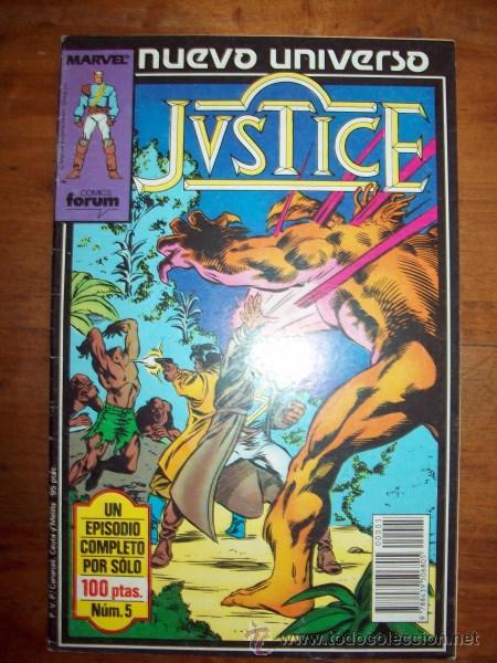 C&oacute;mics: JUSTICE. N&Uacute;M. 5. [NUEVO UNIVERSO] - Foto 1
