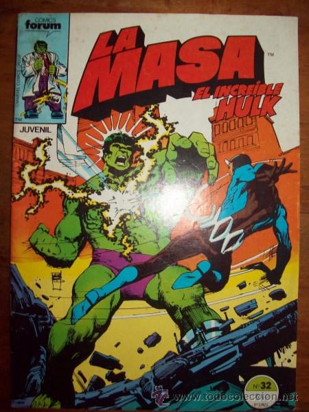 C&oacute;mics: LA MASA : [EL INCRE&Iacute;BLE HULK]. N&Uacute;M. 32 - Foto 1