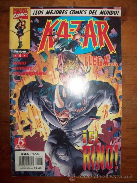 C&oacute;mics: KA-ZAR. VOL. I ; N&Uacute;M. 5 - Foto 1