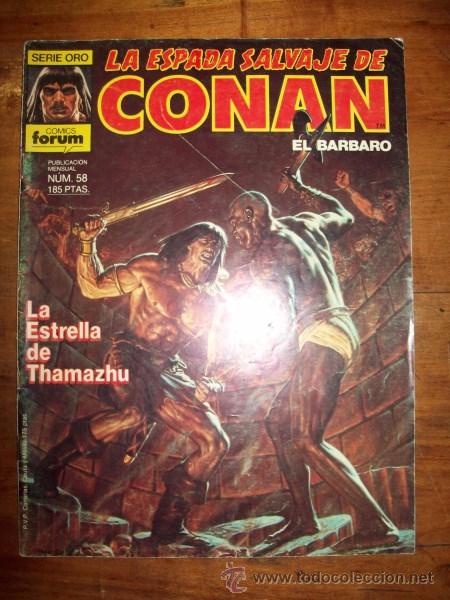 C&oacute;mics: LA ESPADA SALVAJE DE CONAN. N&Uacute;M. 58 - Foto 1