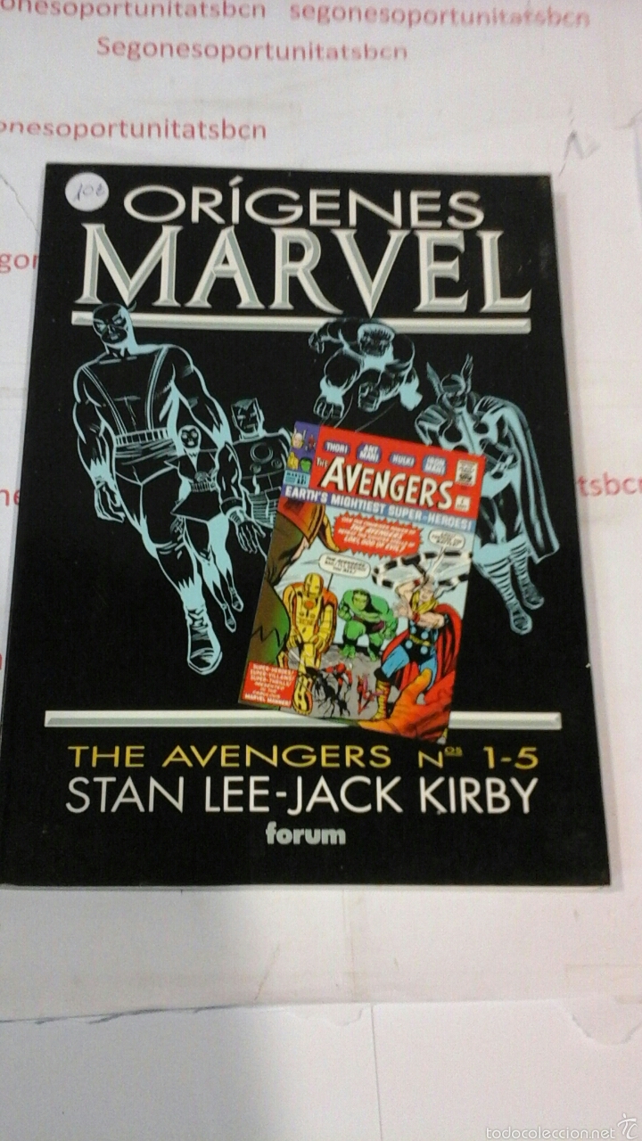 C&oacute;mics: OR&Iacute;GENES MARVEL - THE AVENGERS N&deg; 1-5 - FORUM - Foto 1