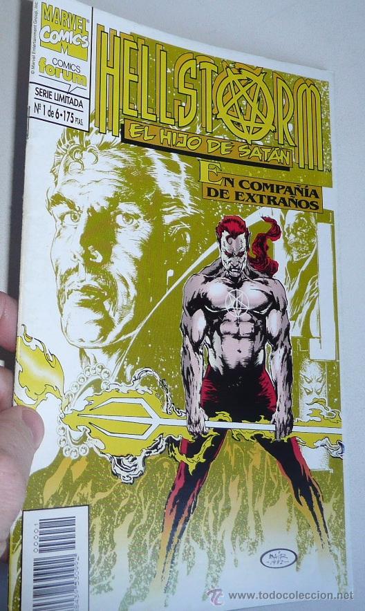 C&oacute;mics: Hellstorm, el hijo de Sat&aacute;n N&ordm; 1 de 6 - En compa&ntilde;&iacute;a de extra&ntilde;os (Forum, Marvel Comics) - Foto 1