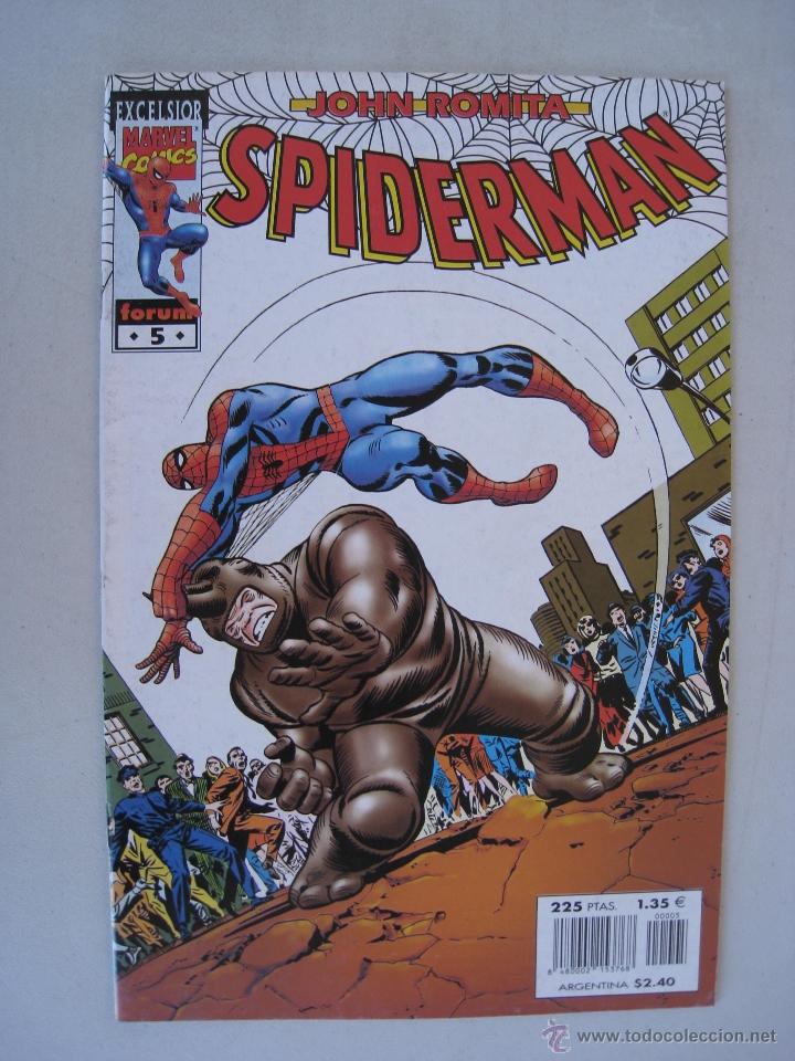 C&oacute;mics: JOHN ROMITA - SPIDERMAN  N&ordm; 5 - FORUM. - Foto 1
